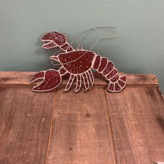 Stained Glass Lobster Suncatcher