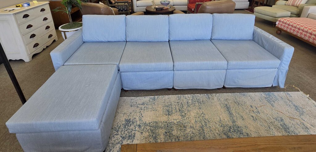 Modern Linen Modular Sectional (5pcs)