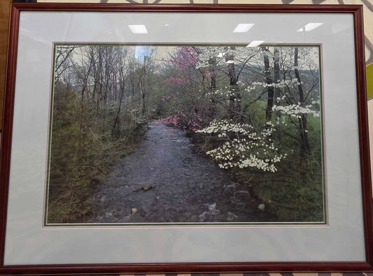 "Spring Woods by the River" Print - Unknown Artist