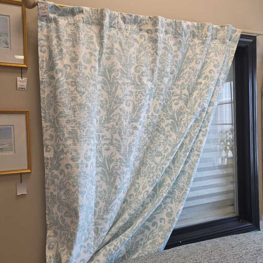Pottery Barn Floral Pattern Curtain Panel