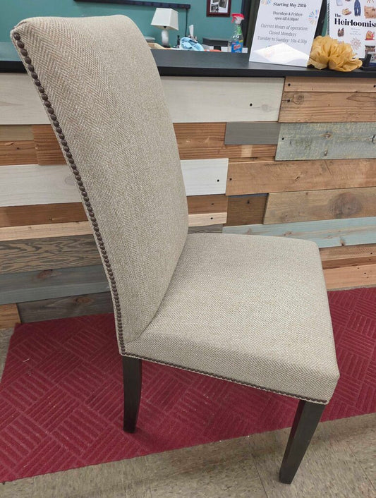 Bassett Furniture Company Parsons Dining Chair with Custom Nailhead Trim (4 Available)