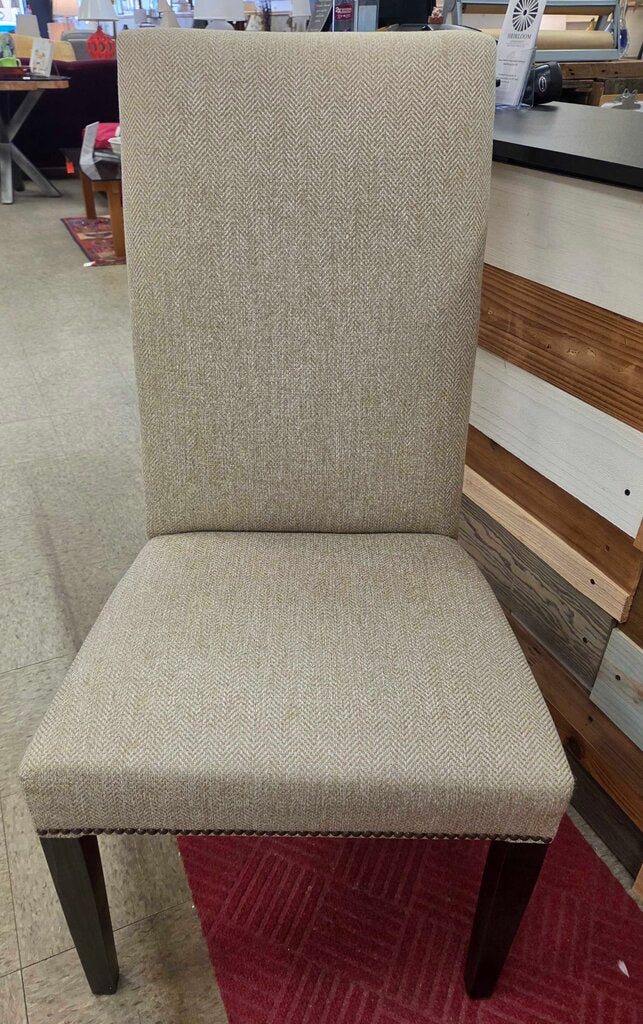 Bassett Furniture Company Parsons Dining Chair with Custom Nailhead Trim (4 Available)