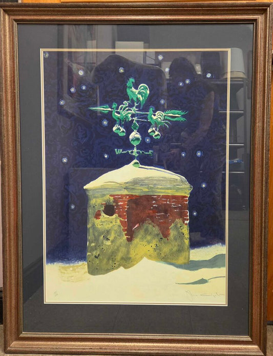 "A Weathervane" Original Limited Edition Signed Lithograph on Paper by Jamie Wyeth (85 of 300)