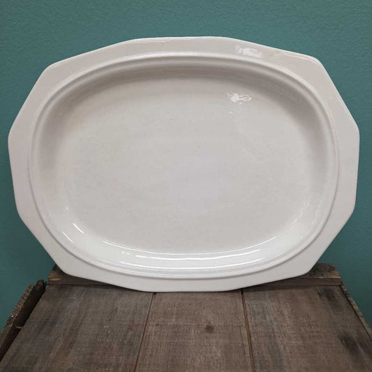 Vintage Pfalzgraff Heritage White Oval Serving Platter