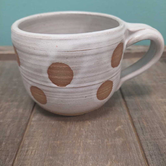 Ceramic Polka Dotted Mug