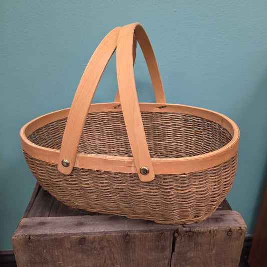 Wicker Basket with Handles