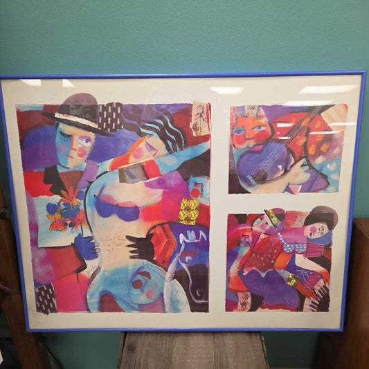 "The Last Dance is a Fast One" Multimedia Art Print