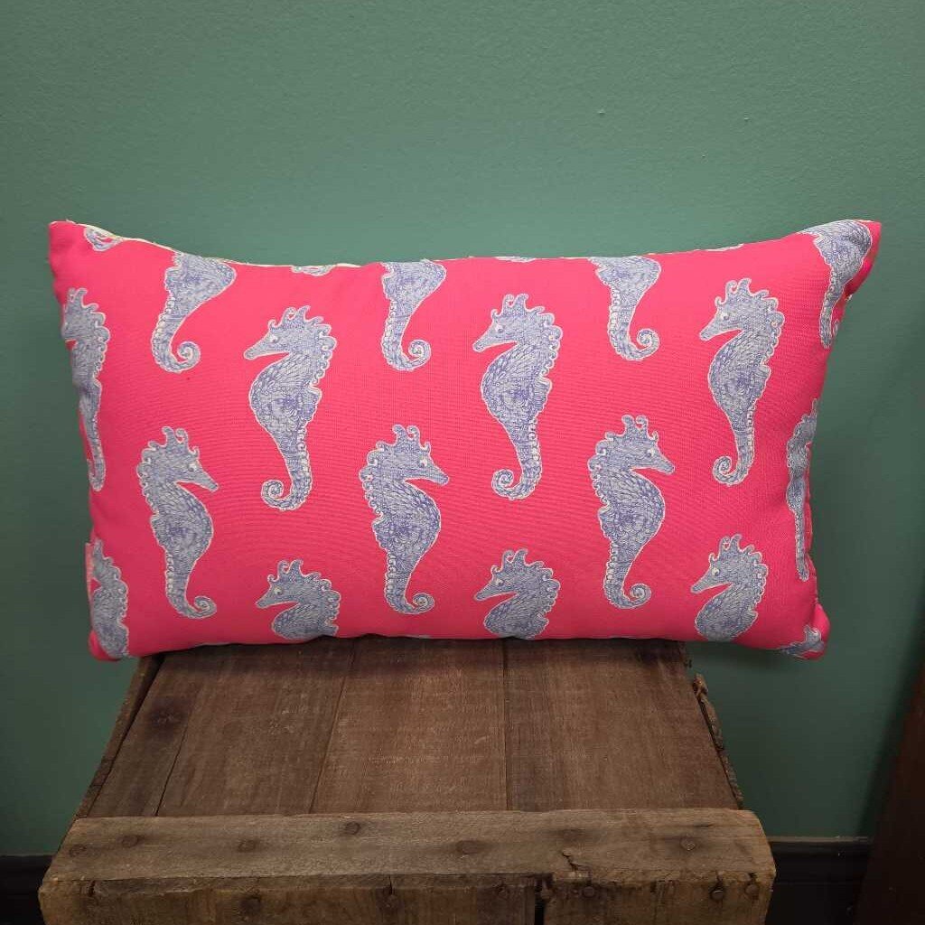 Lilly Pulitzer Seahorse Double-Sided Accent Pillow