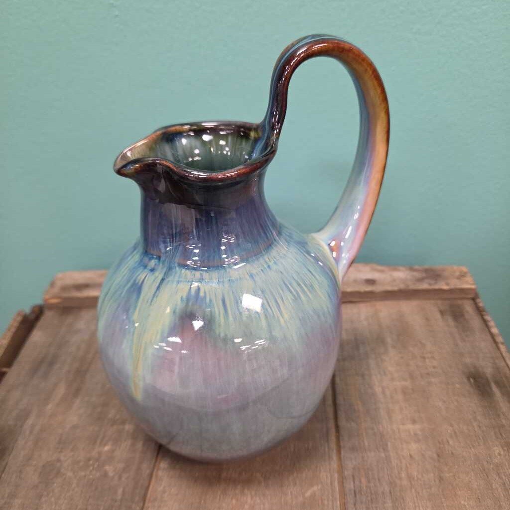 Drip Glaze Pitcher