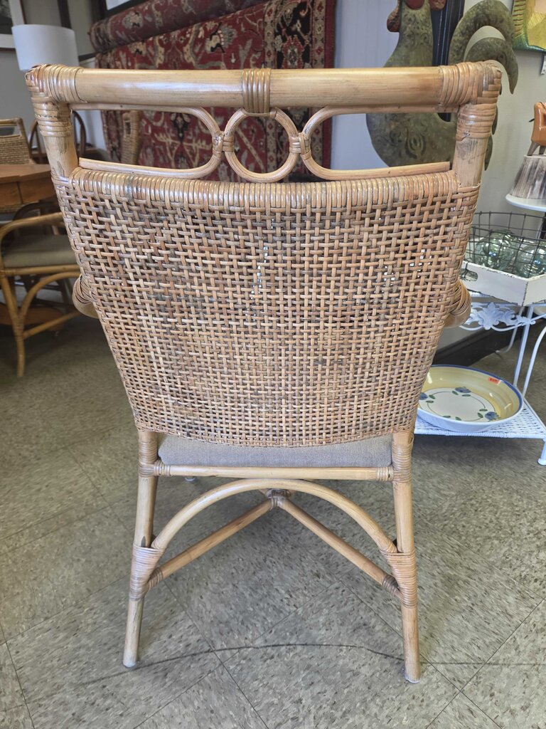 Rattan Dining Chair by A.J. Johnson & Sons Furniture