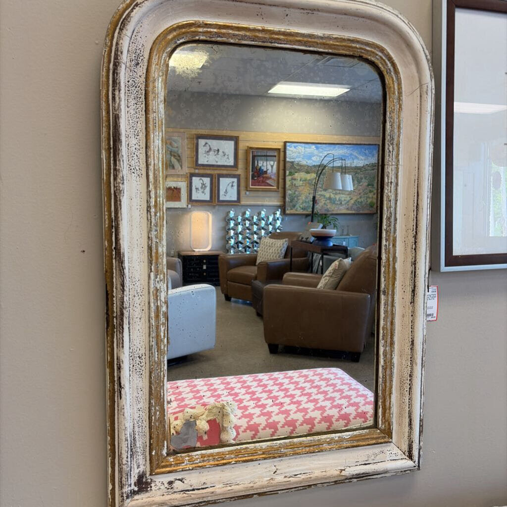 Mid 19th Century French Silver Leaf Louis Philippe Mirror
