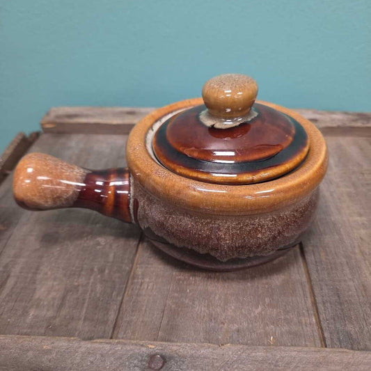 Stoneware Ceramic Crocks w/Lid - Set of 4
