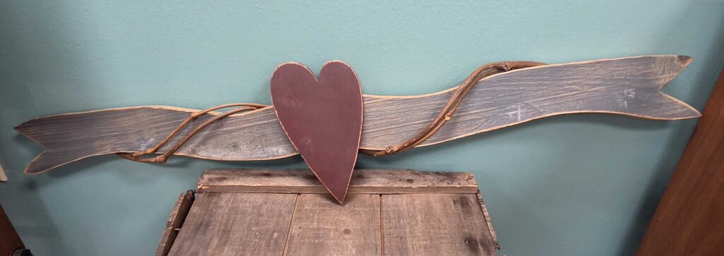 Rustic Wooden Heart Wall Decor