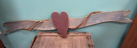 Rustic Wooden Heart Wall Decor