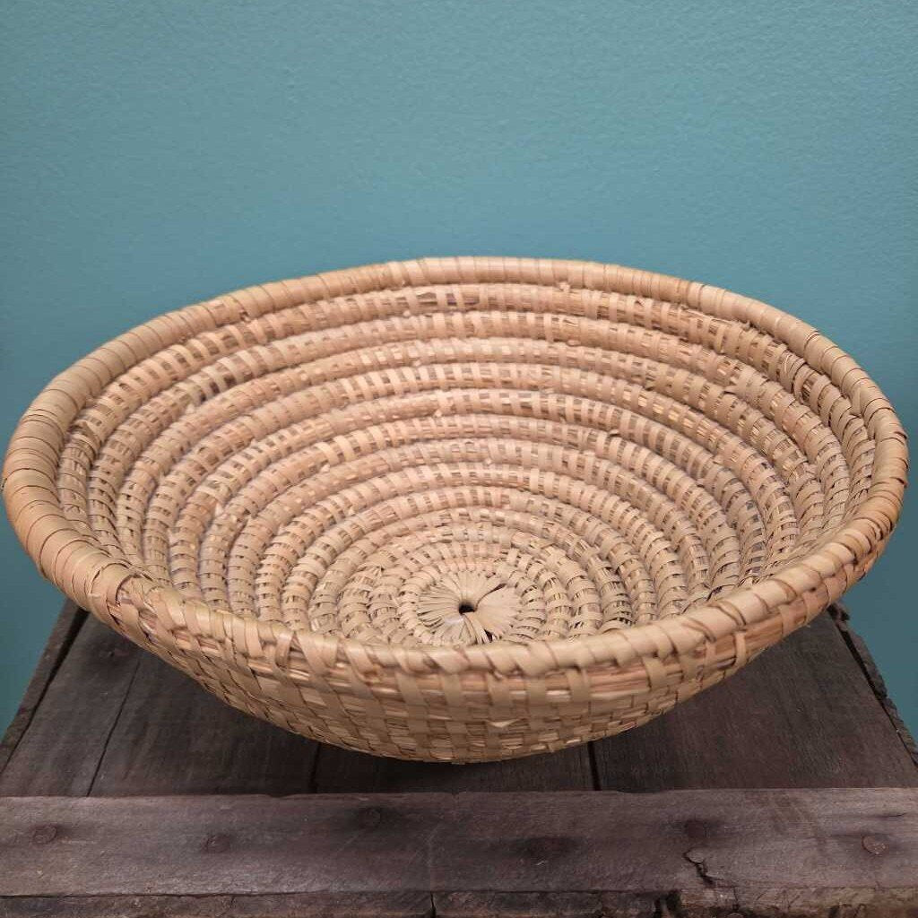 Handwoven Coiled Seagrass Basket