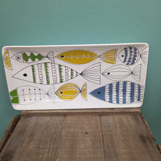 West Elm "Mod Fish" Ceramic Serving Tray