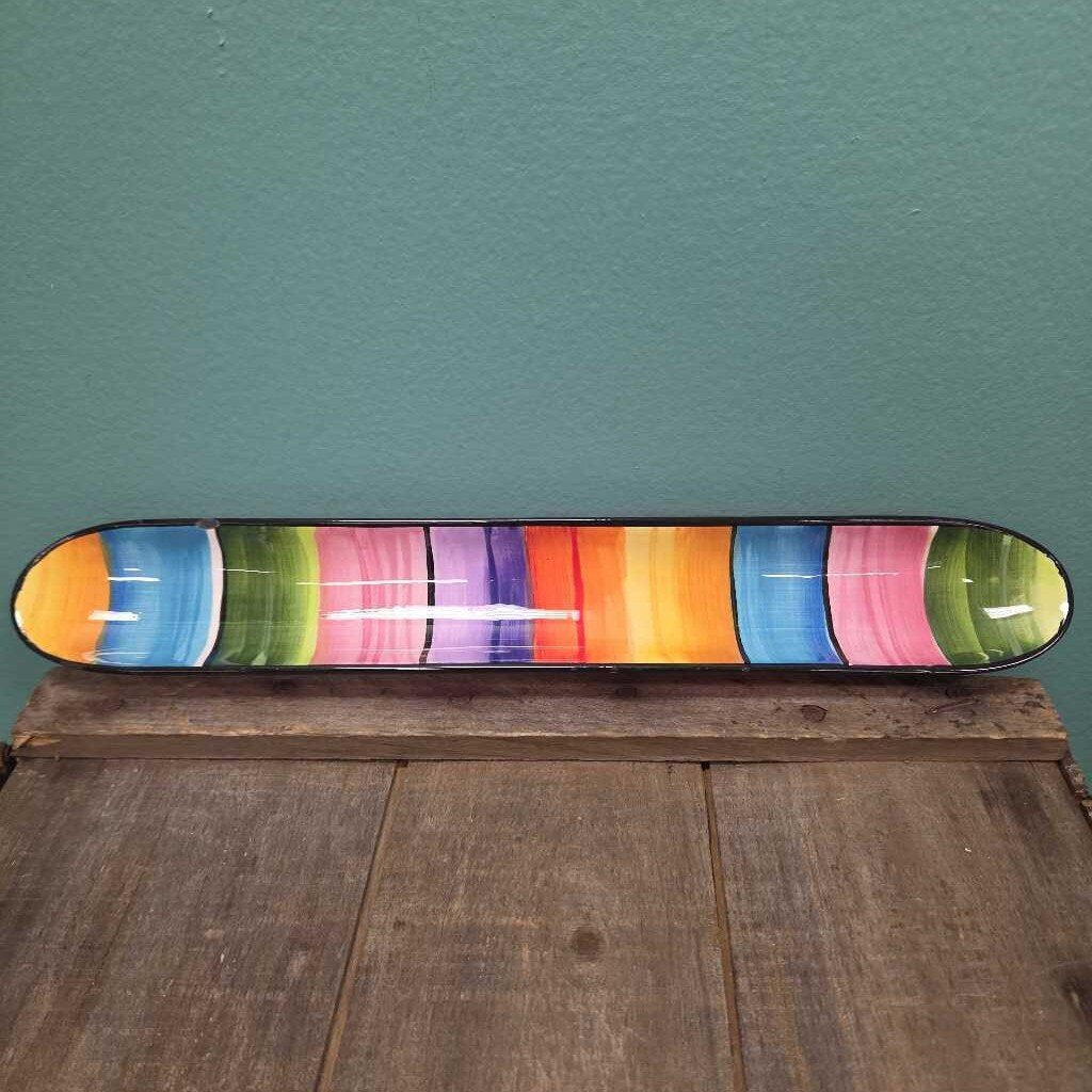 Certified International "Serape" by Nancy Green Ceramic Serving Tray
