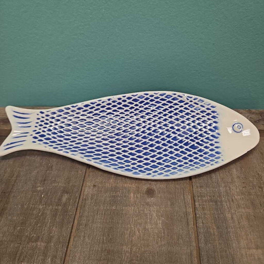 Mud Pie Ceramic Fish Spoon Rest