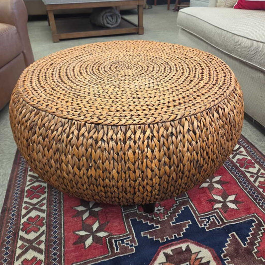 Northside Woven Banana Leaf Coffee Table