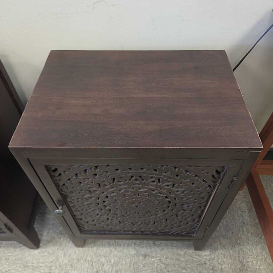 Safavieh Thea One Door Carved Nightstand (2 Available)