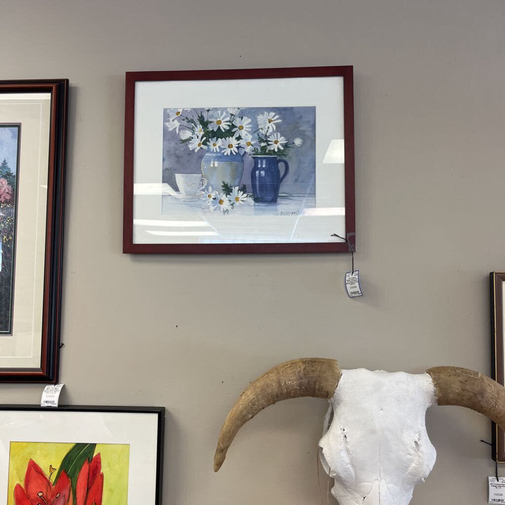 Original Signed Watercolor by Rachel Mason Burger (Maine Artist)