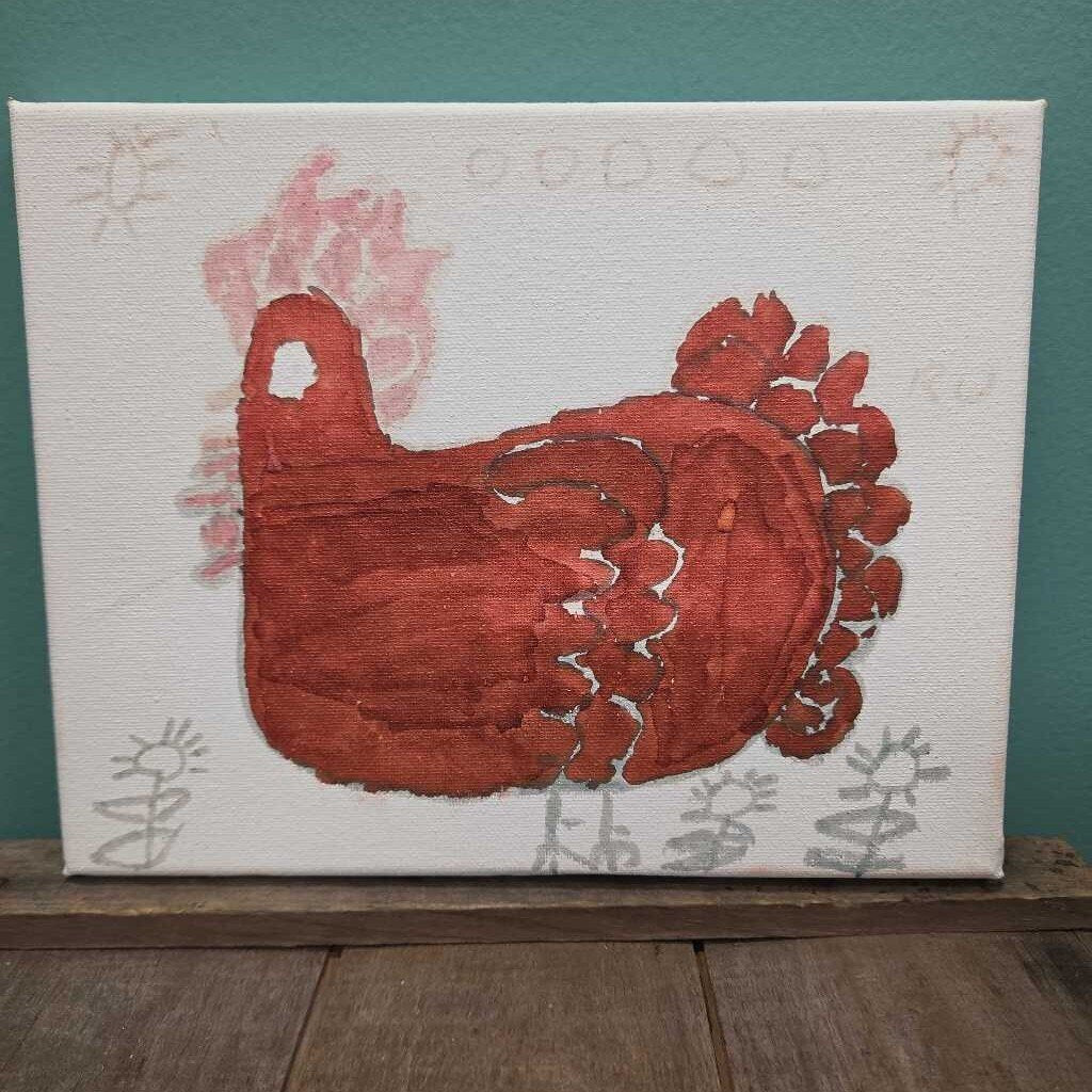 Original Watercolor on Canvas from Spindleworks