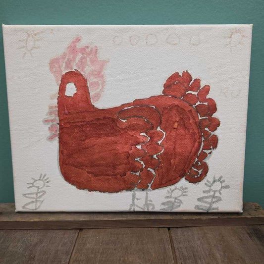 Original Watercolor on Canvas from Spindleworks