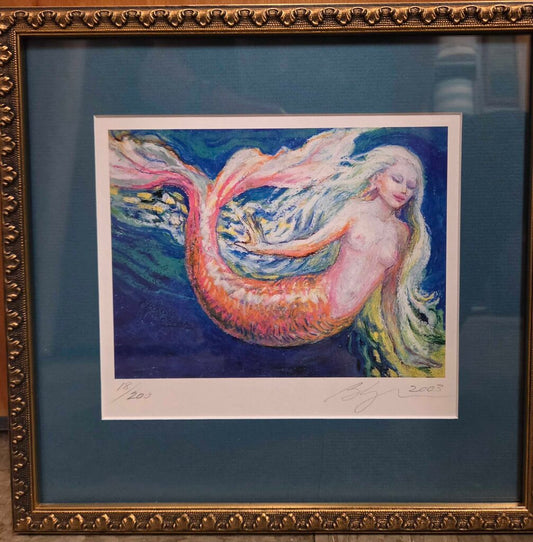 Mermaid - Print 18/200 by Barbara Yochum