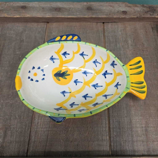 Anthropologie Tortua Ceramic Fish Trinket Dish