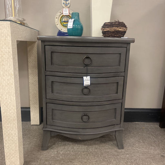 3-Drawer Solid Wood Vintage Nightstand