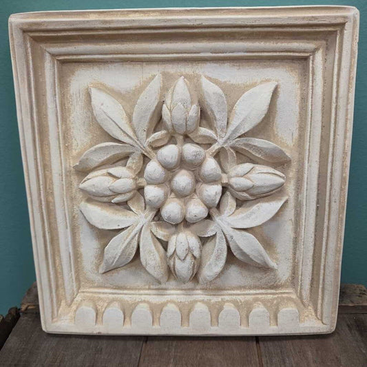 Vintage House Parts Inc., Plaster Botanical Medallion Wall Decor - (5 Available)