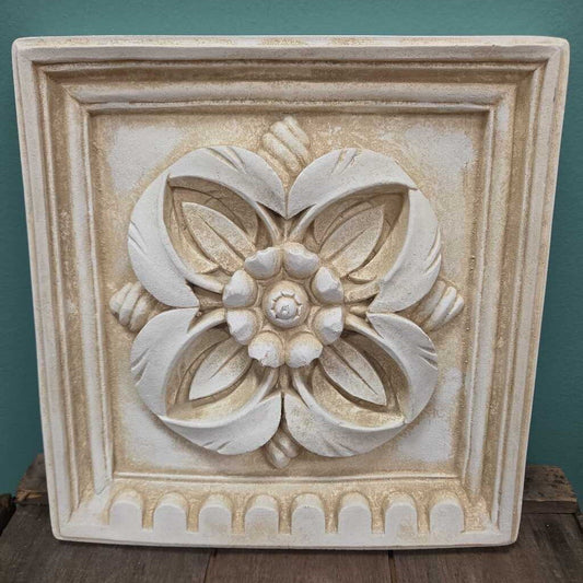Vintage House Parts Inc., Plaster Botanical Medallion Wall Decor - (6 Available)