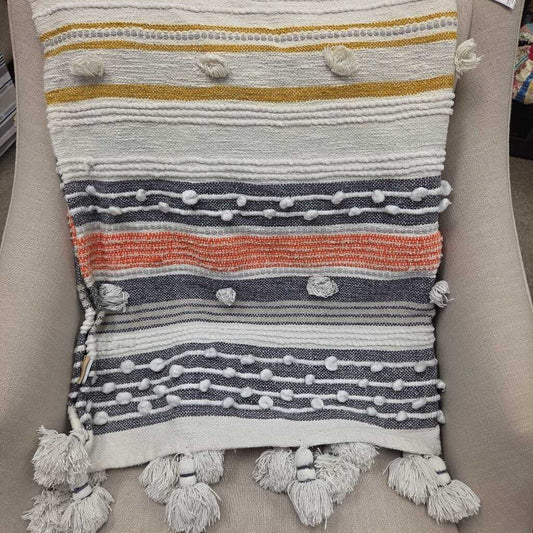 Passport to India Textured Boho Throw Blanket
