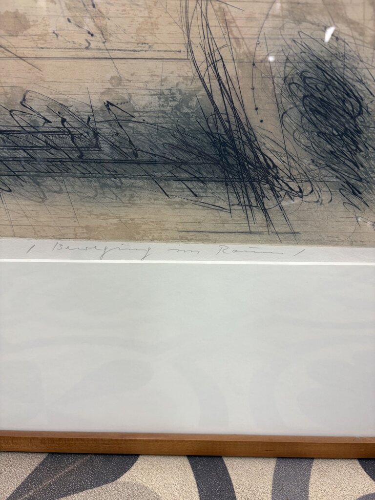 "Bewegung im Raum" by Karl Fred Dahmen - Color Etching on Paper (10 of 75)