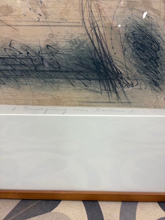 "Bewegung im Raum" by Karl Fred Dahmen - Color Etching on Paper (10 of 75)