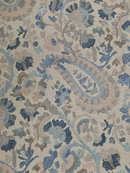 Dash & Albert Hand Tufted Mirco Hooked Wool Area Rug