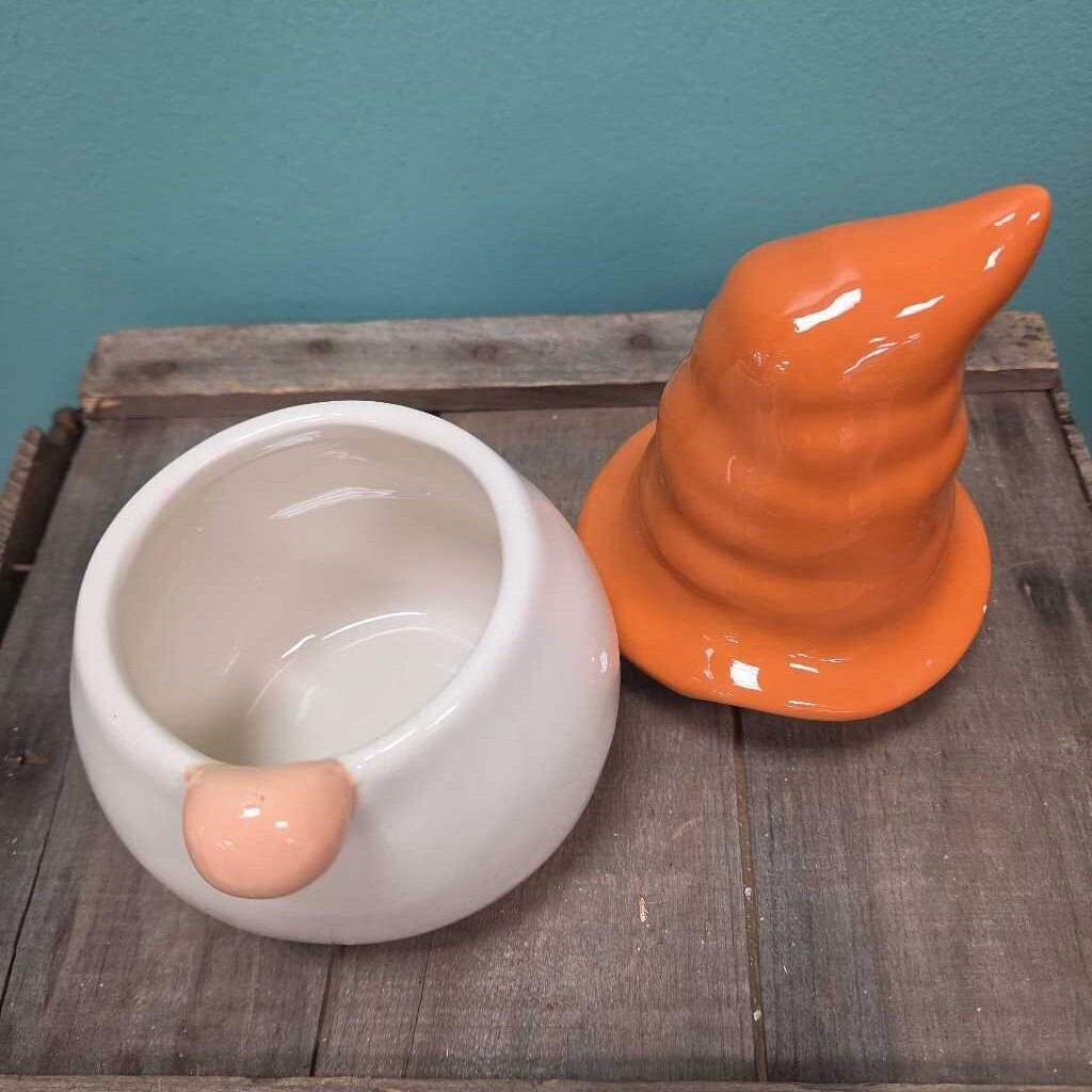 Ceramic Gnome Jar
