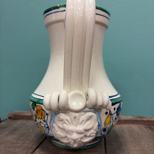 Hand-Painted Ceramic Pitcher