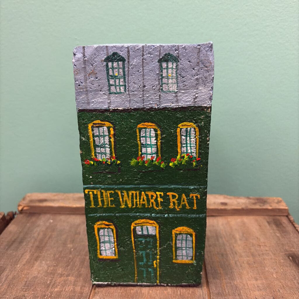 The Wharf Rat Hand-Painted Brick