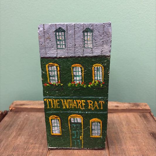 The Wharf Rat Hand-Painted Brick
