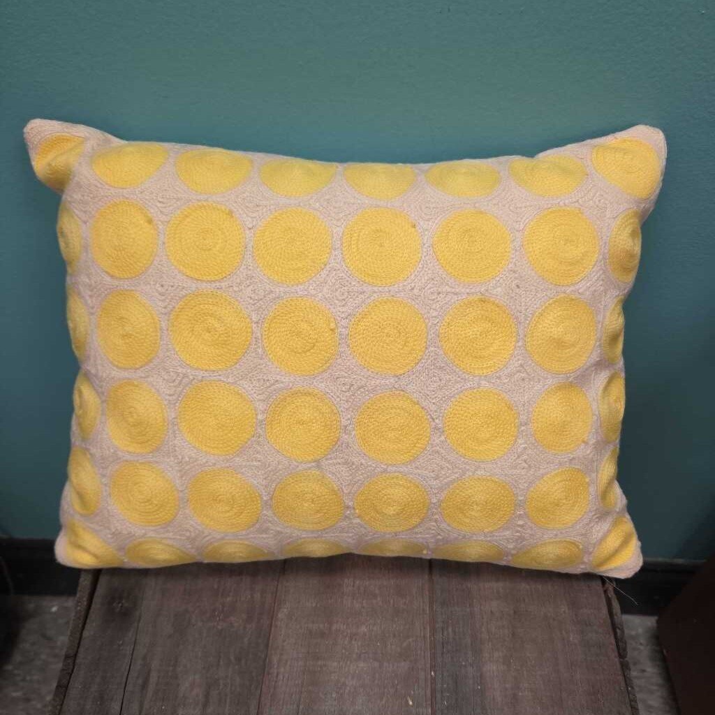 Pottery Barn Embroidered Accent Pillow