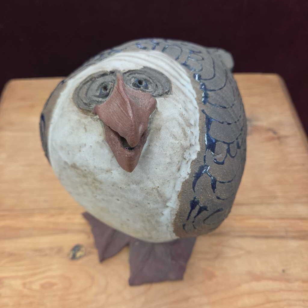 Signed Susan Davis Pottery Seagull - 8.5"