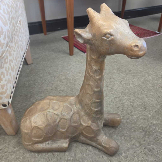 Sitting Giraffe Sculpture