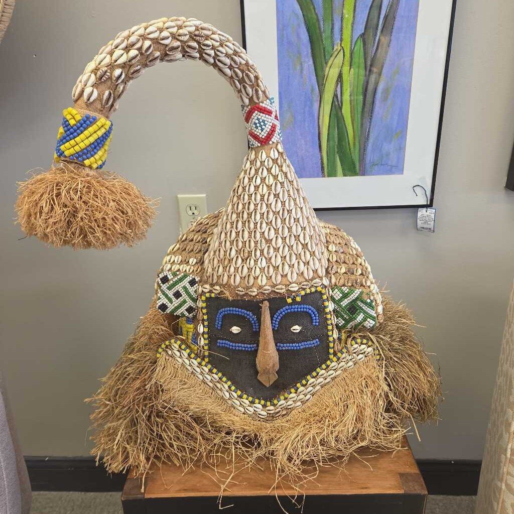 Kuba Moshambwooy Elephant Helmet Congo Mask
