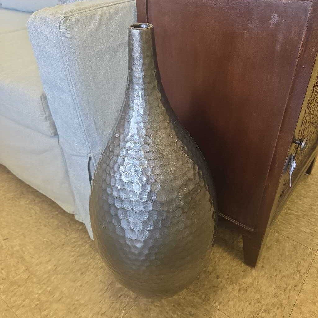 Ceramic Floor Vase with Tapered Neck