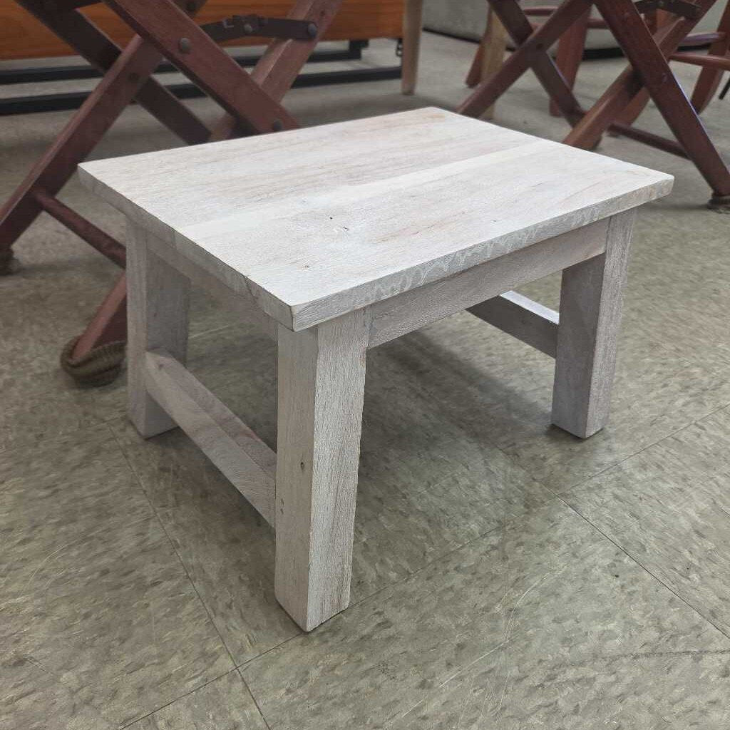 Cottage Style Wooden Foot Stool