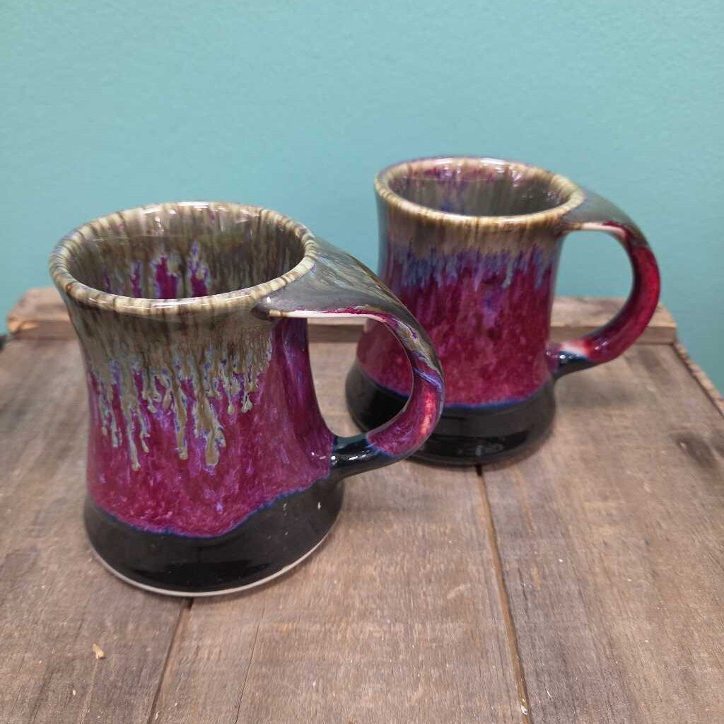 Edgecomb Pottery Signed Ceramic Mug - Set of 2