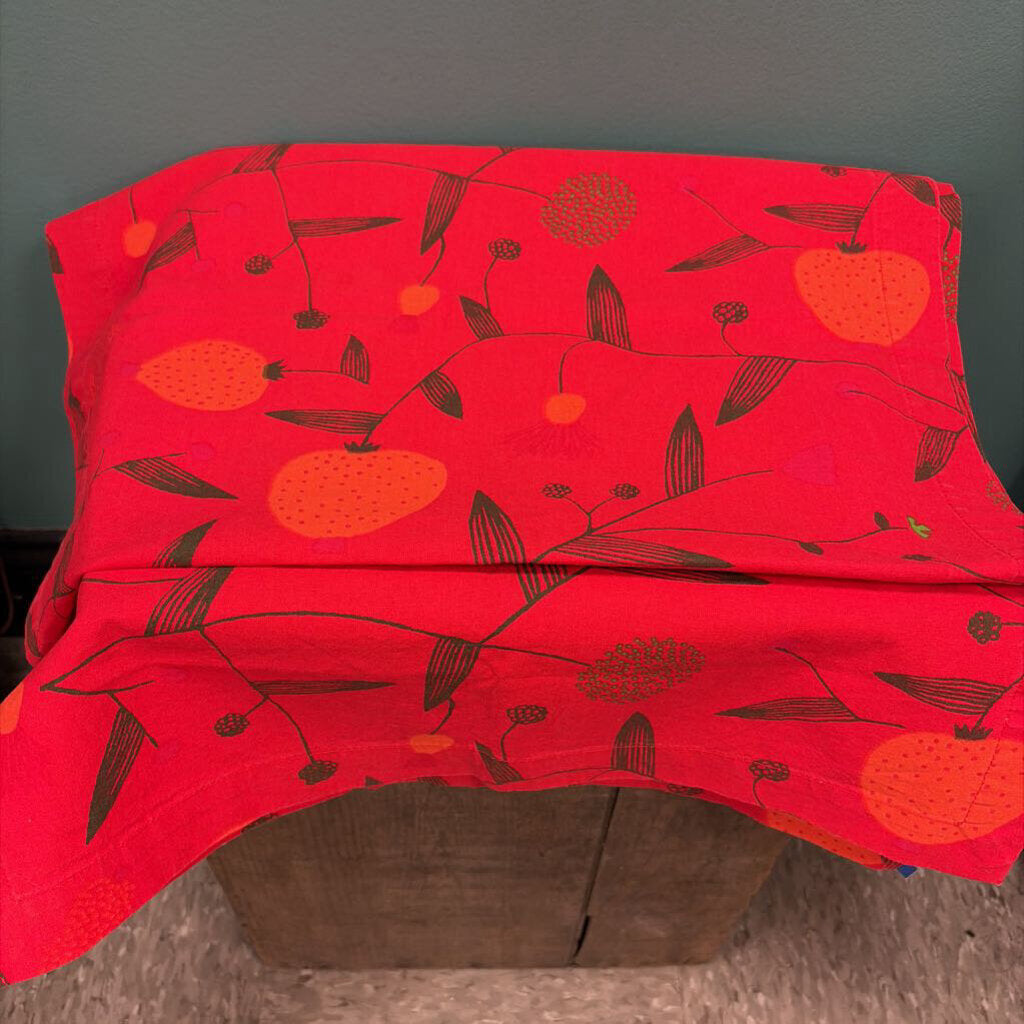 Marimekko Original Finland Summer Strawberries 100% Cotton Table Runner