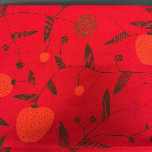 Marimekko Original Finland Summer Strawberries 100% Cotton Table Runner