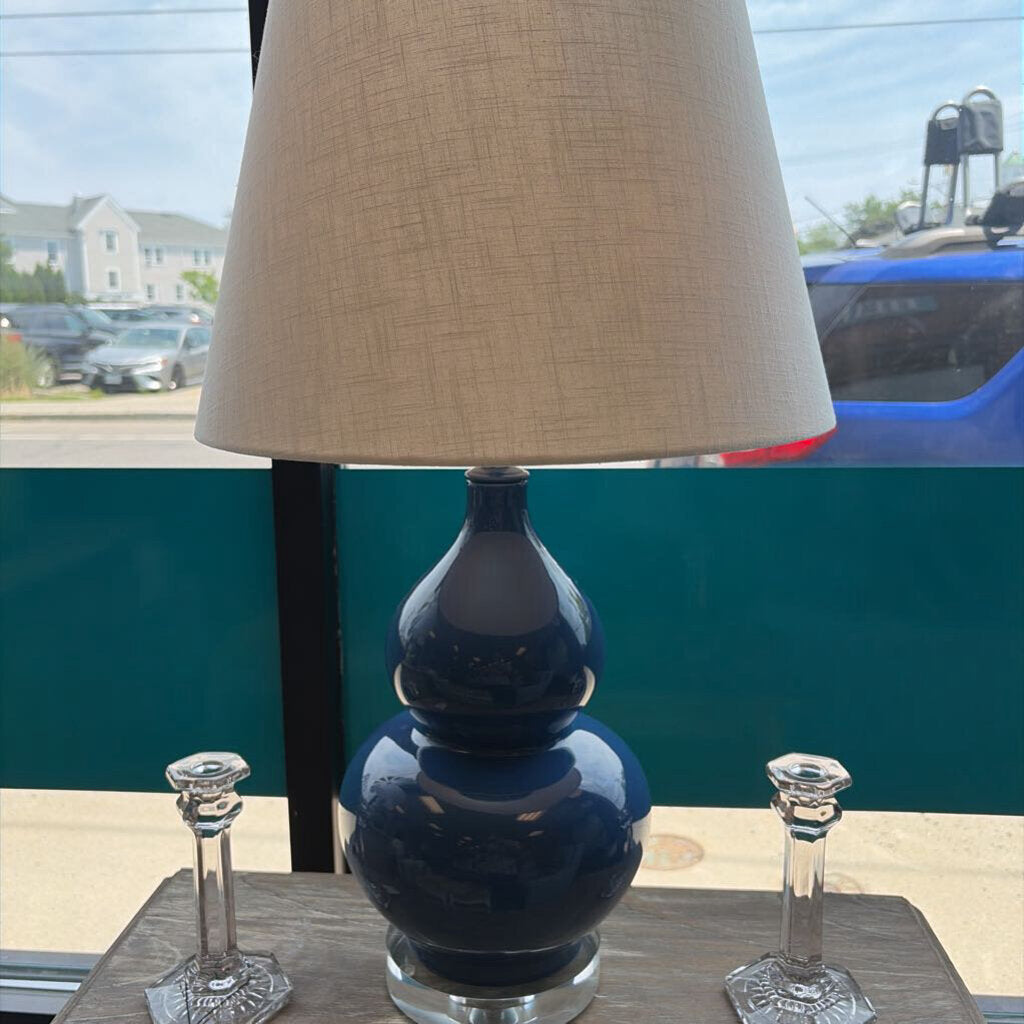 Ceramic Table Lamp Blue